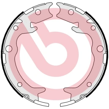 Imagen de BREMBO S 28 516 Zapatas de Freno Mano HONDA: CR V 2