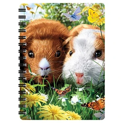 Imagen de 3D LiveLife Libreta cobayas de Deluxebase. pequeña A6 con espiral, lenticular y hojas lisas recicladas. Ilustraciones licencia del reconocido artista David Penfound