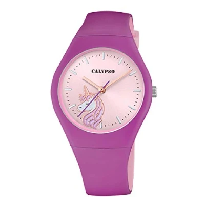 Imagen de CALYPSO Reloj Modelo K5792/5 de la colección Sweet Time, Caja 39 mm Correa Caucho Lila para señora