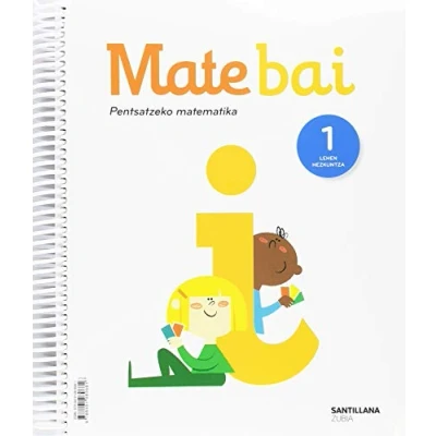 Imagen de MATE BAI PENTSATZEKO MATEMATIKA 1 LEH 9788491089681