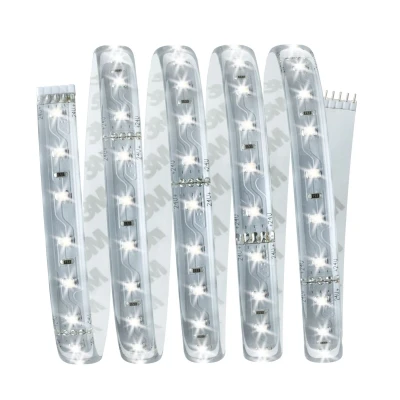 Imagen de Paulmann 70667 Strip LED MaxLED 500 juego básico incl. tira de luz 1x8,5 W, regulable, plateado, cinta luz, plástico, 6500 K