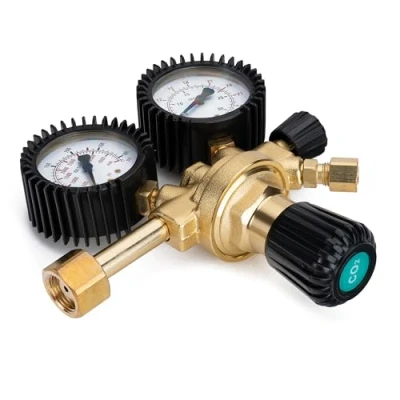 Imagen de Reductor de presión IPOTOOLS Regulador para equipos soldadura argón/CO2 gas inerte a MIG/MAG