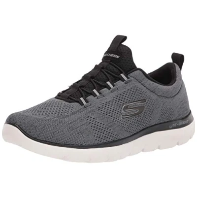 Imagen de Skechers Wide Fit Summits Zapatillas, Hombre, Talla: 45.5, Black Zapatos