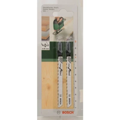 Imagen de Bosch 2 609 256 724 Hoja de sierra calar HCS, T 101 BR (pack 2)