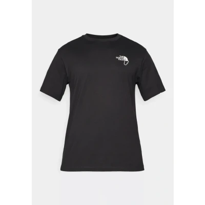 Imagen de The North Face Explore Carabiner Relaxed TEE Unisex Camiseta estampada, Talla: Large, Black