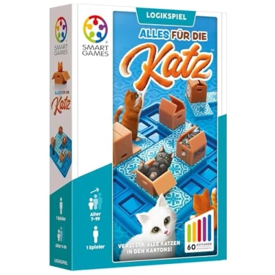 Imagen de SmartGames Alles für Die Katz Juego de lógica, Color Gris (Smart Toys and Games GmbH SMASG450DE)