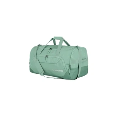 Imagen de travelite Bolsa de Viaje Grande Talla L, Serie Equipaje Kick Off: práctica para Vacaciones y Deportes, 60 cm, 73 litros, Verde (Sabio), L (60 cm/73 litros)
