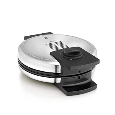 Imagen de WMF gofrera LONO Edition, en forma de corazón, nivel tostado infinitamente ajustable, 900 W, Cromargan mate y plateado