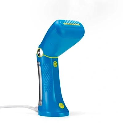 Imagen de Conair GSC24BLE Plancha de vapor vertical Power Steam, Compacta y ligera, Ideal para viajar, Elimina el 99,9% las bacterías, Calentamiento rápido, Potencia 1100 W, Color Azul