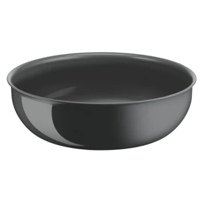 Imagen de Lagostina Ingenio Vivissima Wok de cerámica antiadherente 26 cm se puede utilizar con mango extraíble, 100% aluminio reciclado tecnología Thermo Signal para todas las fuentes calor, incluida