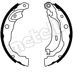 Imagen de Kit de zapatas METELLI 53 0753