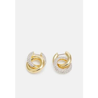 Imagen de Swarovski Dextera Pierced Earrings HOOP Interlinked Pendientes goldcoloured, Mujer, Talla: One Size, Gold coloured