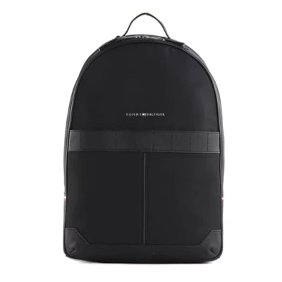 Imagen de Tommy Hilfiger Hombre Mochila TH Elevated Nylon Backpack Equipaje de Mano, Negro (Black), Talla Única