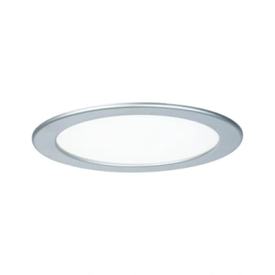 Imagen de Paulmann 92072 panel empotrable LED, redondo 18 W 4000 K blanco neutro, LED cromo mate, IP44 protección contra salpicaduras, incl. fuente de luz