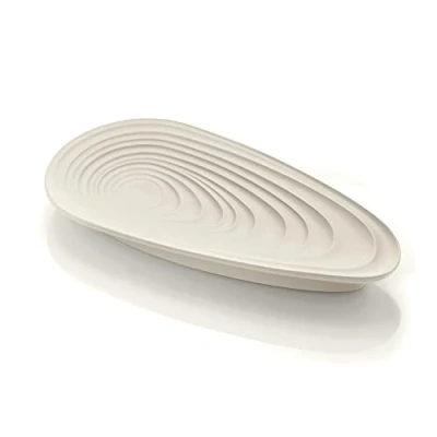 Imagen de Guzzini Eco Cocina, KEEP CLEAN, Reposacucharas, Reposacubiertos, Material reciclado Blanco leche, 25x12,5xh 3 cm 179900156