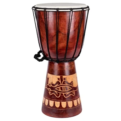 Imagen de 40cm Djembe Tambor Bongo Drum Yembe Tromel Gecko A3