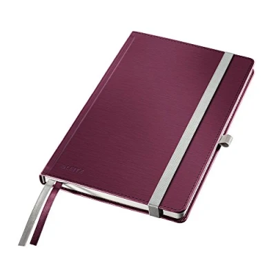 Imagen de Leitz Style Cuaderno de Tapa Rígida, A5, Rojo