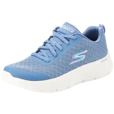 Imagen de Skechers, GO Walk Flex Viva Mujer, Ribete Textil Azul, 40 EU