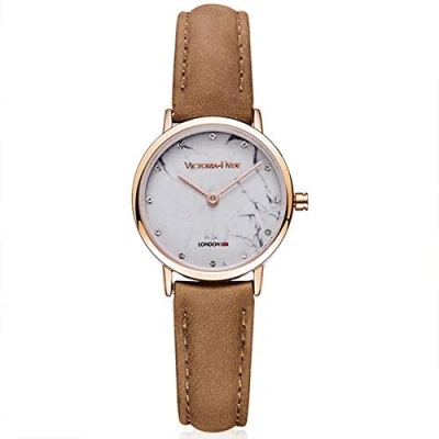 Imagen de VICTORIA HYDE Mujeres Reloj de Pulsera Cuarzo Correa Piel reemplazable mármol Esfera pequeña