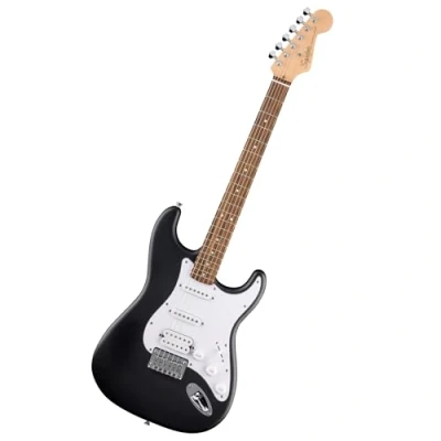 Imagen de Fender Squier Debut HT HSS Series Stratocaster Guitarra Eléctrica, para Principiantes, con 2 Años de Garantía, Black