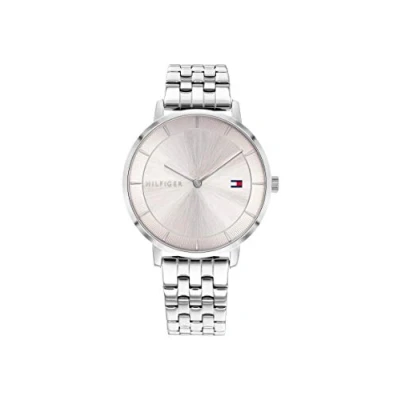 Imagen de Tommy Hilfiger Reloj Analógico de Cuarzo para mujer con Correa en Acero Inoxidable plateada 1782283