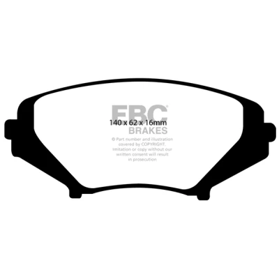 Imagen de Juego de pastillas EBC Brakes DP51665NDX