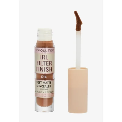 Imagen de Makeup Revolution, Corrector IRL Filter Finish, Cobertura de Media a Total, C14, 6g
