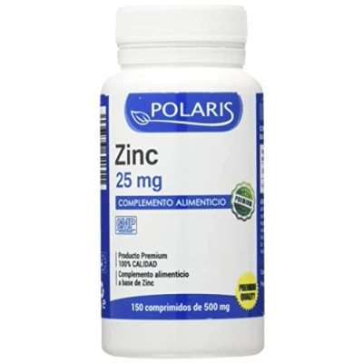 Imagen de Polaris Zinc 25mg. 150comp. 1 Unidad 200 g