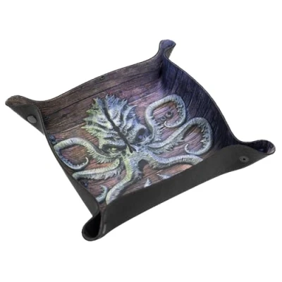 Imagen de Bandeja de Dados para Juegos Mesa y RPG Canción Hielo Fuego, Cthuhlu: La Muerte Puede Morir Kraken