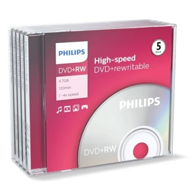 Imagen de Philips Dvd+rw Dw4s4j05f Vírgenes