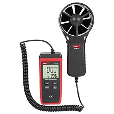 Imagen de UNI T UT363S Anemómetro Digital, 0.4m/s 30m/s, 10C 50C/14F 122F