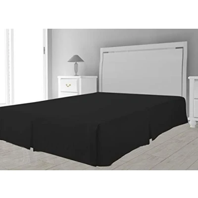 Imagen de Intemporel Funda de somier microfibra, Negro, 180 x 200 cm