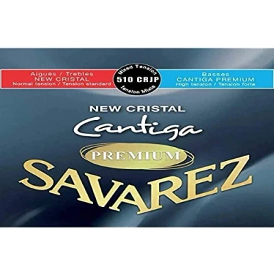 Imagen de Cuerdas para Guitarra Clásica New Cristal Cantiga Premium Juego 510CRJP Tensión Mezcla normal/alta