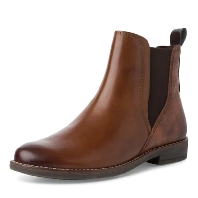 Imagen de MARCO TOZZI 2 25366 41, Botas Estilo Chelsea Mujer, Cognac Comb, 37 EU