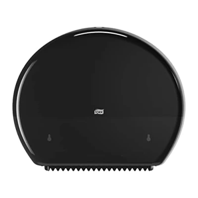 Imagen de Tork 554008 Dispensador de papel higiénico Jumbo / Sistema T1 Elevation Negro