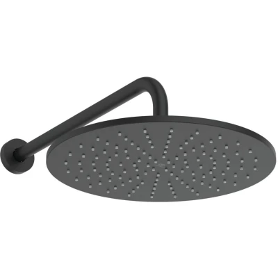 Imagen de Ideal Standard Idealrain A5803XG Cabezal redondo de ducha lluvia, 300 mm, color negro