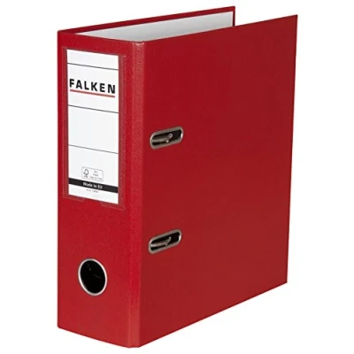 Imagen de Falken Archivador con formato especial para DIN A5, color rojo ancho