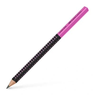 Imagen de Faber Castell 511911 Jumbo Grip Two Tone, Dureza HB, negro y rosa, 1 unidad