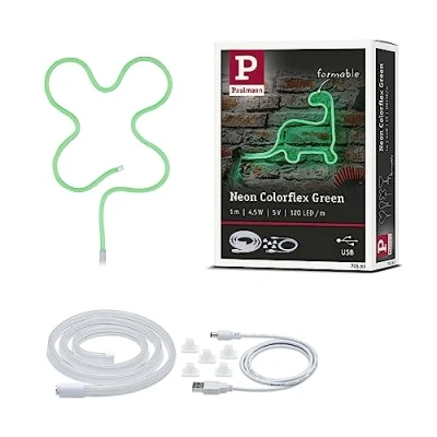 Imagen de Paulmann tira LED Neon Colorflex USB 1m verde