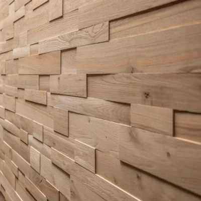 Imagen de Panel de pared madera roble 3D OZO Rustic 1 m2