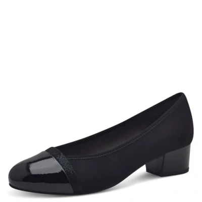 Imagen de Jana Softline 8 22366 41 Komfortable Mehrweite Bequemschuh Lackkappe Alltagsschuhe Business Festlich, Zapatos de Tacón Mujer, Black, 38 EU Ancho