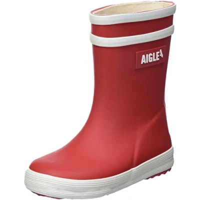 Imagen de Aigle BABY FLAC Unisex Botas de agua para niños, Talla: 20, Rouge Zapatos
