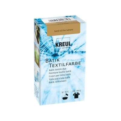 Imagen de KREUL 98534 Colorante Arena del Sáhara, 70 g, Polvo de Color para Batik y teñido Textiles, Dark Beige, Standard
