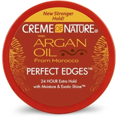 Imagen de Creme Of Nature Argan Oil Gel Fijador Extra Firmeza, con Aceite de Argán, Fórmula no Pegajosa ni Grasa 67 ml
