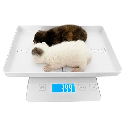 Imagen de MINDPET MED báscula Digital para Mascotas de Whelping Scale Animales pequeños, Equilibrio Peso gramo precisión, Alta precisión 1 g, Adecuada recién Nacidas