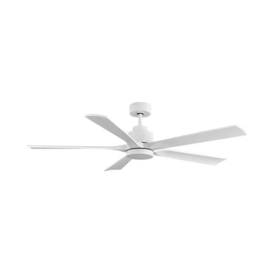 Imagen de Abrila Ventilador DC CAIRO Color Blanco con cinco Aspas 6 Velocidades Ajustables 3 Temperaturas de Luz Mando a Distancia Incluido Ideal para Grandes Espacios