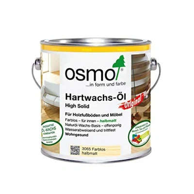 Imagen de (750ml, Clear Semi matt) Osmo 3065C 0.75 Litre Polyx Hard Wax Oil Matt