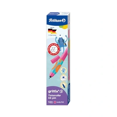 Imagen de Pelikan Griffix 820424 Bolígrafo de tinta para diestros, color rosa