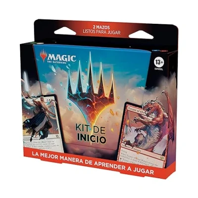 Imagen de Kit de inicio 2023 Magic: The Gathering Aprende a jugar con 2 mazos listos para usar + códigos en línea (juego cartas fantasía jugadores)