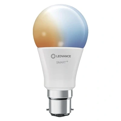 Imagen de LEDVANCE Lámpara LED inteligente con tecnología WiFi, base B22d, regulable, color de luz cambiante (2700 6500K), reemplazo 60W, SMART+ WiFi Classic Tunable White, paquete 3